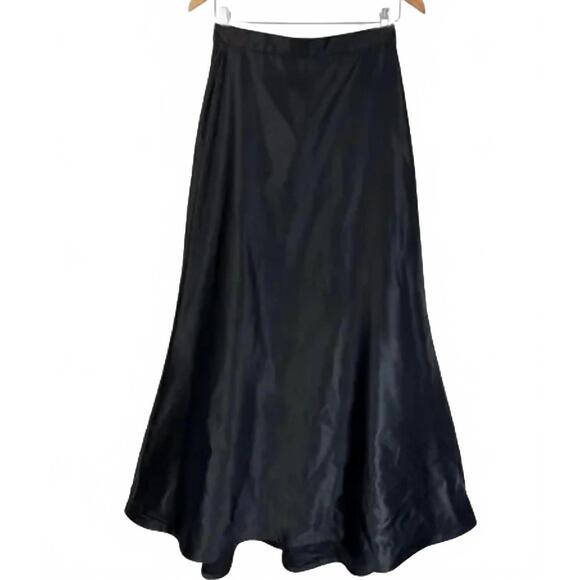 TADASHI SHOJI Dresses & Skirts - NEW TADASHI SHOJI women's satin formal evening maxi skirt in black